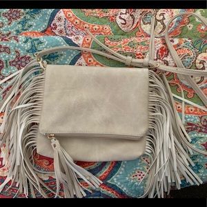 Vieta crossbody fringe purse